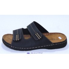 INTERFLOT  ανατομικό ΑΝΔΡΙΚΟ  κωδ.612 σε χρώμα ΜΑΥΡΟ